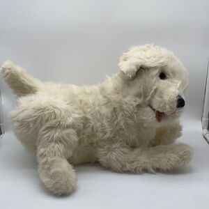 12" Furreal Friends White Dog Interactive Playful Plush Cookie